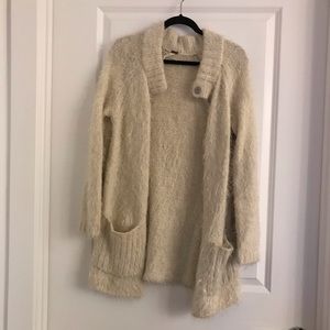 ❄️ 4/30 Free People Cream Button Front Cardigan